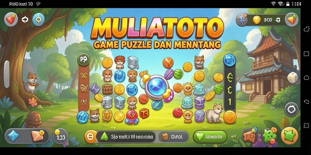Gameplay <strong>MULIATOTO</strong> yang menarik dan penuh warna.