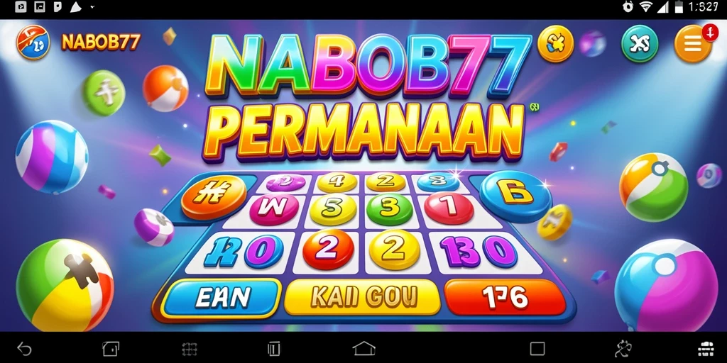 Tampilan menarik dari gameplay Bingo NABOB77.