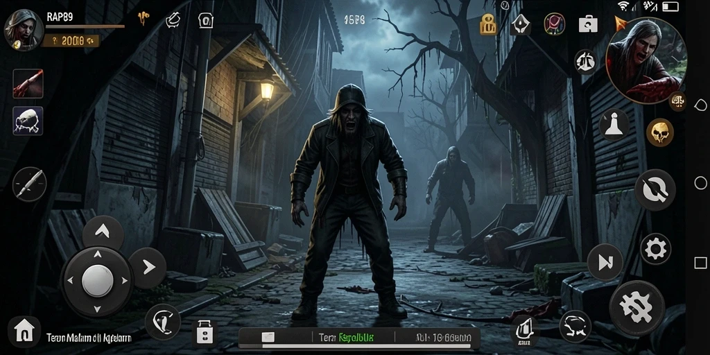 Tampilan gameplay menakutkan dari RAP89 yang membuat jantung berdegup kencang.