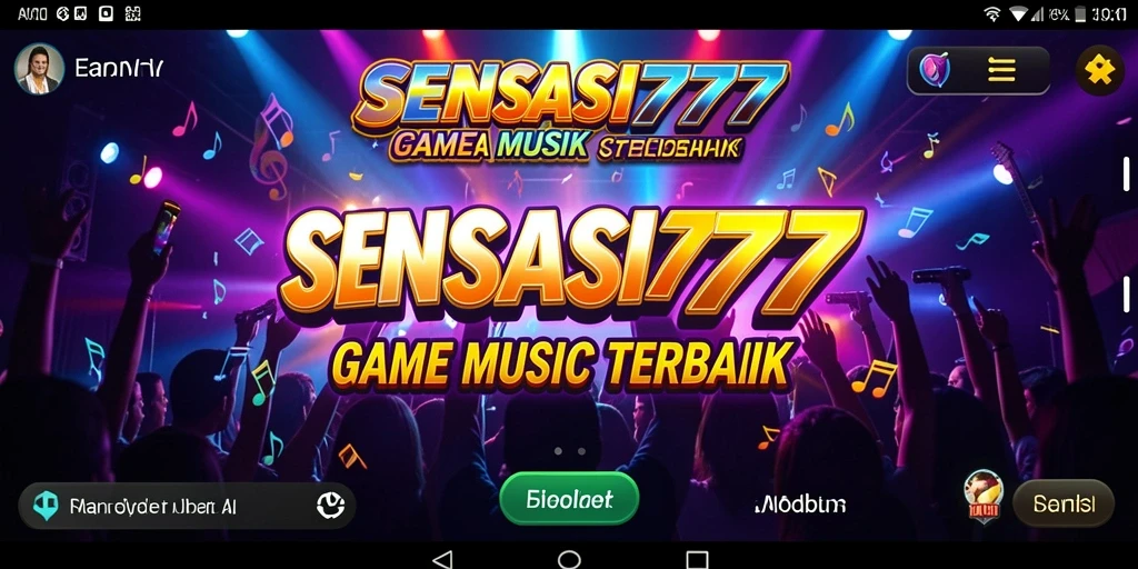 Tampilan gameplay SENSASI777 yang penuh warna dan dinamis.