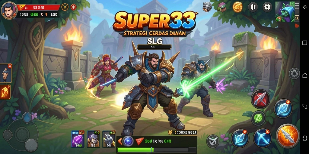 Tampilan gameplay menegangkan dalam <strong>SUPER33</strong> dengan aksi pertarungan strategi.