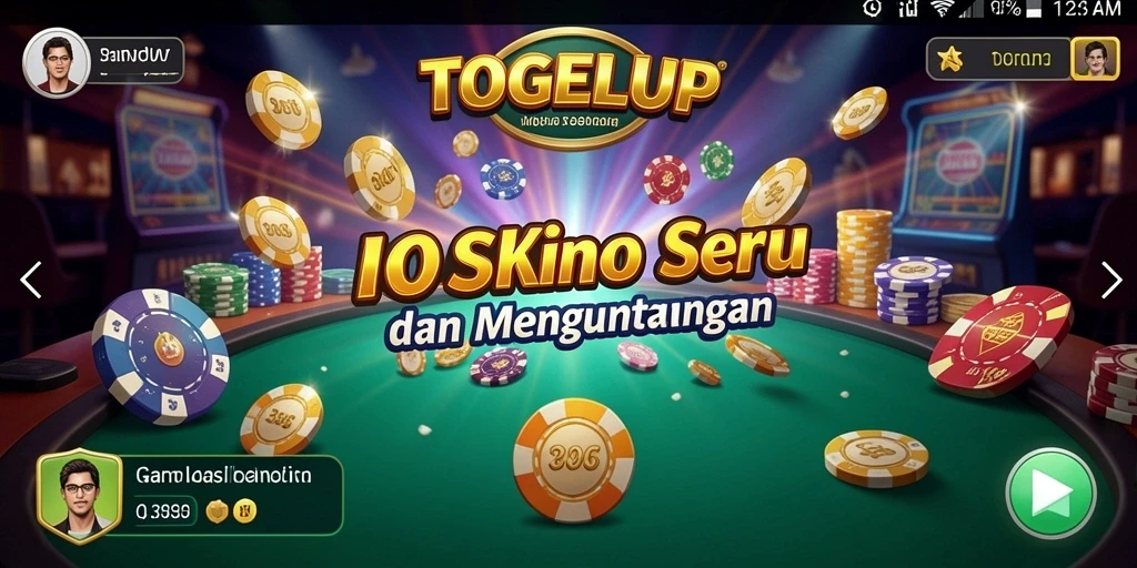 Tampilan gameplay TOGELUP yang mendebarkan di dunia Kasino.